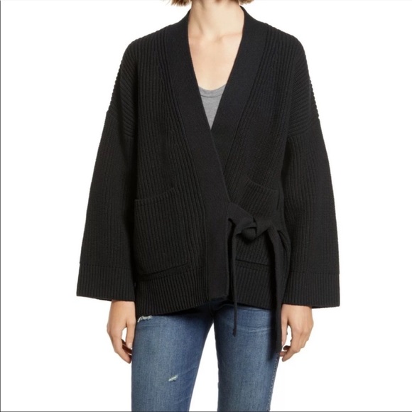 madewell wrap cardigan